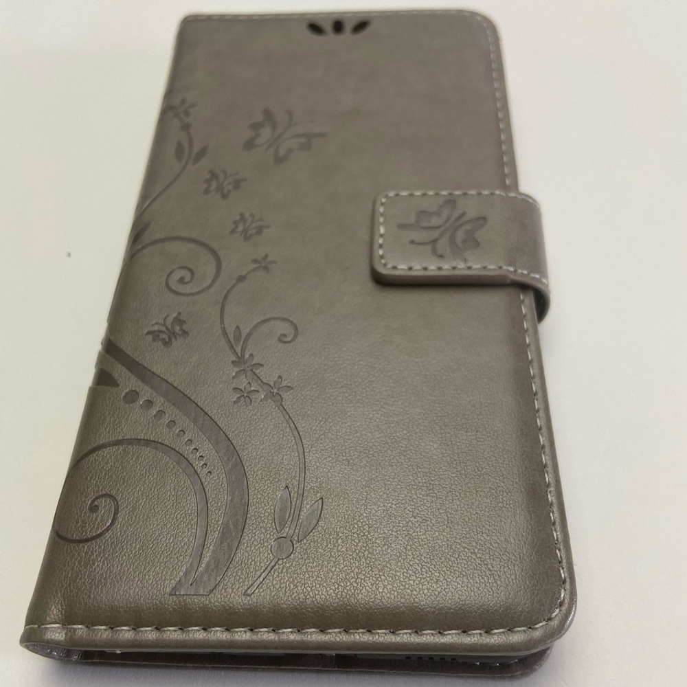 Grey Wallet Case For Samsung A9 Pro/A8 S